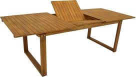 DEGAMO Santiago išplečiamas sodo stalas 180/240 x 100 cm Akacijų mediena Ruda alyvuota lauko FSC® sertifikuota