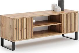 KOBI Focus TV spintelė, 135 x 40 x 49 cm, TV staliukas, Pramoninis stilius, Pramoninio stiliaus TV spintelė, TV baldai Svetainės spintelės, TV staliukas, RTV spintelė, TV spintelė, Žemoji lenta