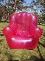 Skaidri pripučiama sofa kėdė Sofa Dvigubas asmuo Skaidri pripučiama kėdė Pripučiama sofa kėdė Bean Bag Lazy Sofa kėdė Kempingo baldai kiemo ežero pakrantės paplūdimys Kelionės kempingas Piknikai Muzika