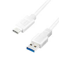 LOGILINK CU0175 - USB 3.2 Gen1x1 cable USB-A male to USB-C male white 1.5m