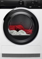 Džiovyklė su šilumos siurbliu AEG 7000 serija, SensiDry, TR7G8BE, 8 kg