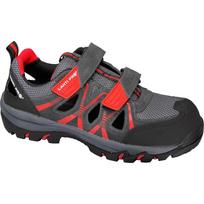 Darbo batai LAHTI PRO, S1 SRC, 42 dydis, pilka raudona spalva, versta oda, sandalai, CE