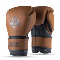 Bokso pirštinės Dbx Bushido Sovereign 16oz, odinės, rudos