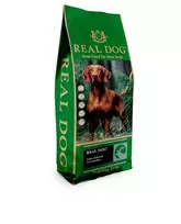 Real Dog Adult All Breeds sausas maistas šunims su elniena ir ryžiais, 12 kg