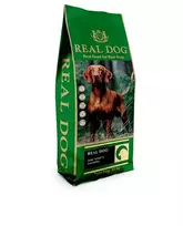 Real Dog Adult Medium sausas maistas šunims su ėriena ir ryžiais, 12 kg