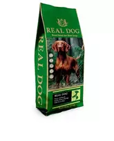 Real Dog Puppy All Breeds maistas šuniukams su ėriena, kiauliena ir buivoliena, 12 kg