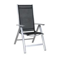 Sodo kėdė MIR-T972, juoda/pilka