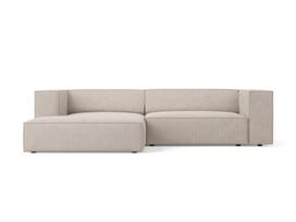 Minkštas kampas Cosmopolitan Design Arendal 3, smėlio spalvos
