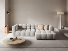 Minkštas kampas Cosmopolitan Design Sky 4, smėlio, dešininis
