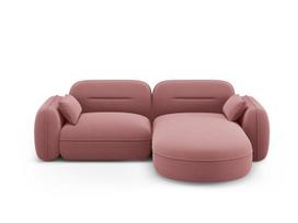 Minkštas kampas Cosmopolitan Design Sydney 3, rožinis, dešininis