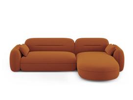 Minkštas kampas Cosmopolitan Design Sydney 4, oranžinis, dešininis