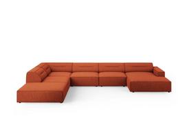 Minkštas kampas Windsor & Co Lupus, oranžinis