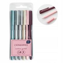 Pasteliniai flomasteriai 0,8mm, 6 vnt. rinkinys