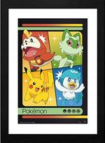 Abystyle "pokémon Scarlet & Violet Starters" rėminamas plakatas 30x40cm