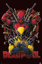 Deadpool ir Wolverine Marvel Plakatas 61x91.5 cm Sieninis Filmo Plakatas