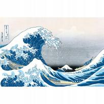 Hokusai "didžioji banga" plakatas (91.5x61 cm)