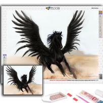 Diamond Painting Flying Horse Diamond Mosaic Craft Diamond Embroidery Painting Full Round 20X30CM