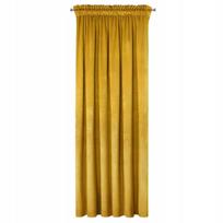 Melanie mustard tape curtain 140x270 cm