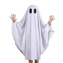 Balta Helloween vaiduoklio apsiaustas Boo Vaiduoklis Karnavalinis kostiumas Baisus Helloween vaiduoklio kostiumas Berniukams Mergaitėms M-82CM