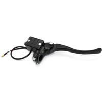 Master Cylinder Pump Motor Brake Lever Motorcycle Brake Pump Hydraulic Brake Handle Clutch Lever Silver left