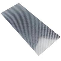 3K didelio kietumo anglies pluošto lakštas, 100x250 mm anglies pluošto plokštė, 1/2/3 mm storio blizgios apdailos anglies pluošto modelio pakeitimas