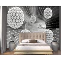 3D matmenų sferos išsiplėtimo erdvės tapetai Modernūs minimalistiniai sienų tapetai Svetainės miegamojo 3D tapetai 200 cm(W) x 140 cm(H)