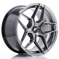 JR Wheels JR34 18x9 ET20-42 5H BLANK Hyper Black Alloy Wheel