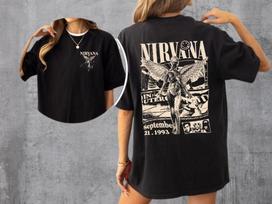 Nirvana In Utero Marškinėliai Roko Grupės Marškinėliai 90-ųjų Grupė Unisex Unisex Marškinėliai XXXXL