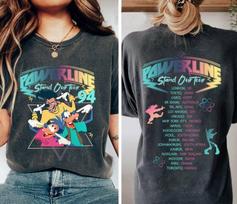 Retro 90-ųjų Goofy filmo marškinėliai, Max Goofy Roxanne Powerline marškinėliai, Dovana gerbėjui Unisex marškinėliai M