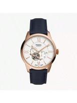Automatinis mechaninis laikrodis su juodu odiniu dirželiu, 45 mm baltas ciferblatas, vyriškas laikrodis, atsparus vandeniui iki 50 m, ME3171. juoda