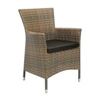 WICKER-1 kėdė, 61x58xA86cm, kapučino spalvos