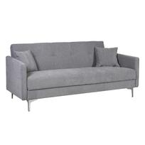 LOGAN sofa-lova, 199x86xA90 cm, užvalkalo medžiaga: audinys, spalva: šviesiai pilka