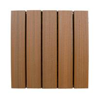 Terasos plytelės 30x30x2,2 cm, 22 vnt./2 m, polywood, rudos