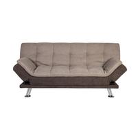 ROXY sofa-lova, 189x88xA91 cm, užvalkalas audiniu, smėlio-rudos spalvos