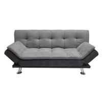 ROXY sofa-lova 189x88xA91 cm, užvalkalo medžiaga: audinys, spalva: pilka - tamsiai pilka