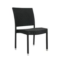 WICKER-3 kėdė, juoda