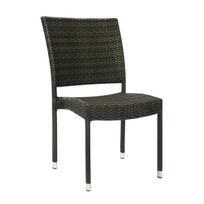 WICKER-3 kėdė, tamsiai ruda