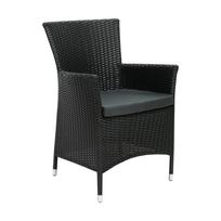 WICKER-1 kėdė, 61x58x86 cm, juoda