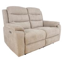 MIMI dvivietė sofa-fotelis, 153x93x102 cm, elektrinė kėdė, smėlio spalvos