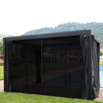 Tinklelis nuo uodų palapinei MIRADOR 3x3m, juodas tekstilenas
