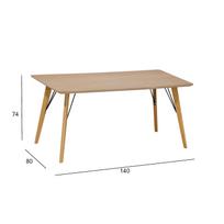 HELENA šoninis staliukas 110x60xA45cm, stalviršis: ąžuolo fanera, MDF, apdaila: lakuota, kojos: ąžuolo masyvas