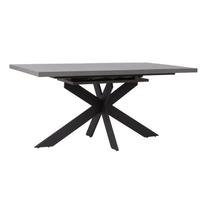 Valgomojo stalas EDDY 160/200x90xH76cm, pilkas melaminas