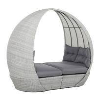 ASCOT sodo sofa, 118x215xA187cm, pilka