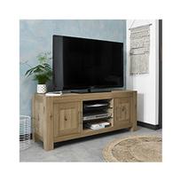 TV staliukas TURIN 44x135x57 cm, mediena: ąžuolas, spalva: natūrali, apdaila: alyvuota