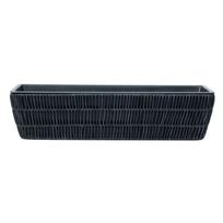 PINTA Gėlių dėžutė 60x19xA15cm, juoda