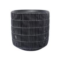 PINTAS Gėlių vazonas D35xA36cm, juodas