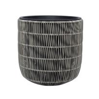 PINTAS vazonas, D35xA36cm, pilkas
