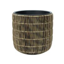 PINTAS vazonas, D35xA36cm, šviesiai rudas