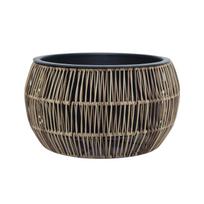 PINTAS Gėlių vazonas, D37xA19cm, šviesiai rudas