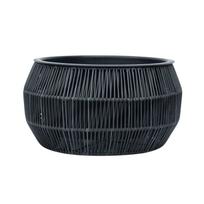 PINTAS Gėlių vazonas, D37xA19cm, juodas
